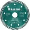 TURBO 125 мм, диск алмазный отрезной сегментированный по армированному бетону, кирпичу, KRAFTOOL 36682-125