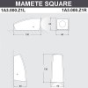 Фасадный светильник FUMAGALLI MAMETE SQUARE 1A3.000.000.AXZ1L