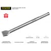 STAYER Gorilla Force SDS-max Зубило плоское изогнутое 50 x 300 мм 29393-50-300