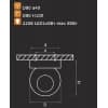 Точечный светильник Lightstar Binoco 051007