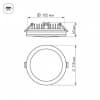Встраиваемый светильник Arlight LTD-115SOL 15W 4000K IP44 020709