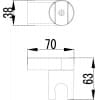 Крепление настенное Lemark поворотное для лейки (LM8013C)