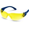 Облегчённые жёлтые защитные очки ЗУБР БАРЬЕР линза устойчивая к царапинам и запотеванию, открытого типа 110488