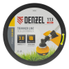 Леска для триммера зубчатый квадрат, 3,0мм х 113м, на DIN катушке FLEX CORD Denzel 96806