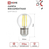 Лампа светодиодная IN HOME LED-ШАР-deco 4PACK 9Вт 230В Е27 4000К 1040Лм (4шт./упак) прозрачная 4690612052564