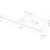 Подсветка для картин Elektrostandard Monza 40128/LED