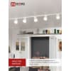 Светильник трековый под лампу с подсветкой IN HOME TR-GX53-TL 51RW GX53 белый серии TOP-LINE 4690612043739