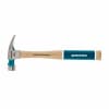 Молоток-гвоздодер, 280 г, угол 75, магнит, обрезиненная рукоятка American hickory GROSS 10417
