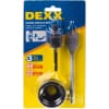 Набор для врезки замков DEXX 3 шт: 48 мм, 22 мм, 6 мм 2949-48-H3