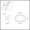 Настенный светильник ODEON LIGHT MONDY 4246/7WB