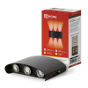 Светильник уличный светодиодный IN HOME ДБУ TWIN-830BL 8Вт 3000К IP54 черный 4690612051963