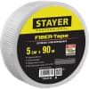 Сетка стеклотканевая самоклеящаяся STAYER 5 см х 90 м, 3х3 мм FIBER-Tape 1246-05-90_z01