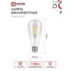 Лампа светодиодная IN HOME LED-ST64-deco 11Вт 230В Е27 4000К 1270Лм прозрачная 4690612050836