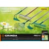 GRINDA PROLine 12 витых зубцов, грабли с алюминиевым черенком 39585