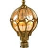 Светильник садово-парковый, серии «Версаль» FERON PL3703 1*60W, E27, 230V, IP44, цвет черное золото, шар, на столб 11359