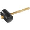 Киянка черная резиновая с деревянной ручкой STAYER 1130 г 20505-100