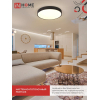 Светильник светодиодный IN HOME SCANDY SIMPLE-95RCB 95Вт 230В 3000-6500K 7600Лм 500x50мм с пультом ДУ черный 4690612057347