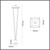 Наземный светильник Odeon Light Bearitz 6655/12GA