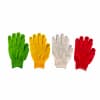 Перчатки в наборе, цвета: белые, розовая фуксия, желтые, зеленые, ПВХ точка, L, Россия Palisad 67852
