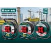 P-315 удлинитель на катушке, 50 м, 3500 Вт, 4 гнезда, IP44, ПВС 3x1,5 кв мм, KRAFTOOL 55084-50