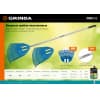 Веерные грабли пластиковые GRINDA PROLine PP-23X 23 зубца алюминиевый черенок 421811