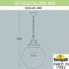 Подвесной уличный светильник FUMAGALLI SICHEM/GLOBE 400 G40.121.000.AYE27