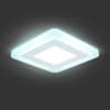 Встраиваемый светильник Gauss Backlight BL121 белый 3+3W Led 4000K
