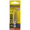 Сверло ступенчатое STAYER  4-12 мм, 9 ступеней, HSS 29660-4-12-9
