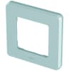 Рамка декоративная универсальная Legrand Inspiria, 1 пост, для горизонтальной или вертикальной установки, цвет "Мятный" 673935