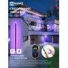 Светильник уличный светодиодный IN HOME ДБУ MARS120-40RGB-SMART-ВL 40Вт 1200x80 с пультом ДУ IP54 черный 4690612061009