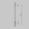 Крепление потолочное Maytoni Accessories for tracks Flarity TRA159С-D1-BS