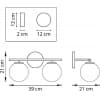 Бра Lightstar Croco 815527