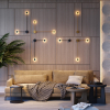 Настенный светильник Odeon Light Satellite 7008/10WL черный/металл/акрил LED 3000/4000K тумблер на корп. 10W 220V