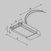 Питание боковое Maytoni Accessories for tracks Radity TRA084B-11W