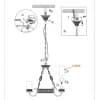 Подвесная люстра Odeon Light Mela 2690/3