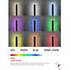 Светильник уличный светодиодный IN HOME ДБУ MARS120-40RGB-SMART-ВL 40Вт 1200x80 с пультом ДУ IP54 черный 4690612061009