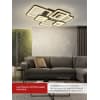 Светильник светодиодный IN HOME ELEGANT ARISTO-B 120Вт 230В 3000-6500K 8400Лм 686х587х151мм пульт ДУ черный 4690612047324