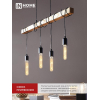 Лампа светодиодная IN HOME LED-T30-deco gold 7Вт 230В Е27 3000К 720Лм 185мм золотистая 4690612050867