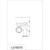 Подстаканник одинарный RUSH Luson (LU16310)