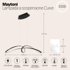 Подвесной светильник Curve MOD156PL-L52B4K Maytoni