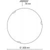 Настенно-потолочный светильник Sonex Ammonite 7602/BL