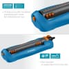 GRINDA PROLine RO-18P, 418 м2 полив, 18 форсунок, профессиональный, распылитель веерный 429341