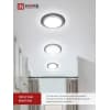 Светильник встраиваемый IN HOME GX53R-deco ЗВЕЗДА С ТОЧКАМИ-WH под лампу GX53 белый 4690612044422