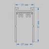 Шинопровод Imex Smart Line IL.0050.1000-1-WH