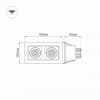 Встраиваемый светильник Arlight CL-KARDAN-S180x102 18W 3000K IP20 024127