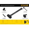 STAYER 450 г 40 мм безынерционный молоток облитый эластомером 2042-450