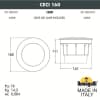 Грунтовый светильник FUMAGALLI CECI 160 3F1.000.000.AXD1L