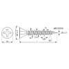 Саморезы для гипсоволоконных листов ЗУБР 45 х 3.9 мм, 250 шт., фосфатированные 4-300051-39-045