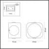 Настенный светильник ODEON LIGHT Miko 4221/4WL