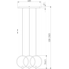 Подвесной светильник Eurosvet Layla 50257/3 LED черный